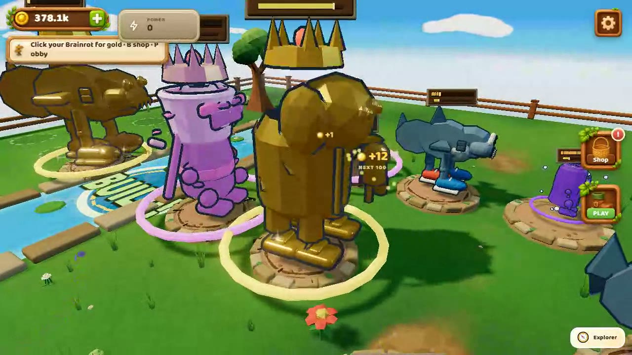 Brainrot Garden gameplay