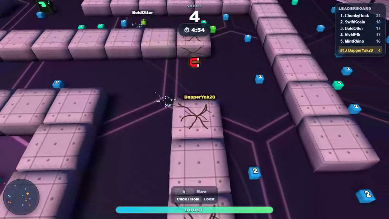 Cube Snake gameplay