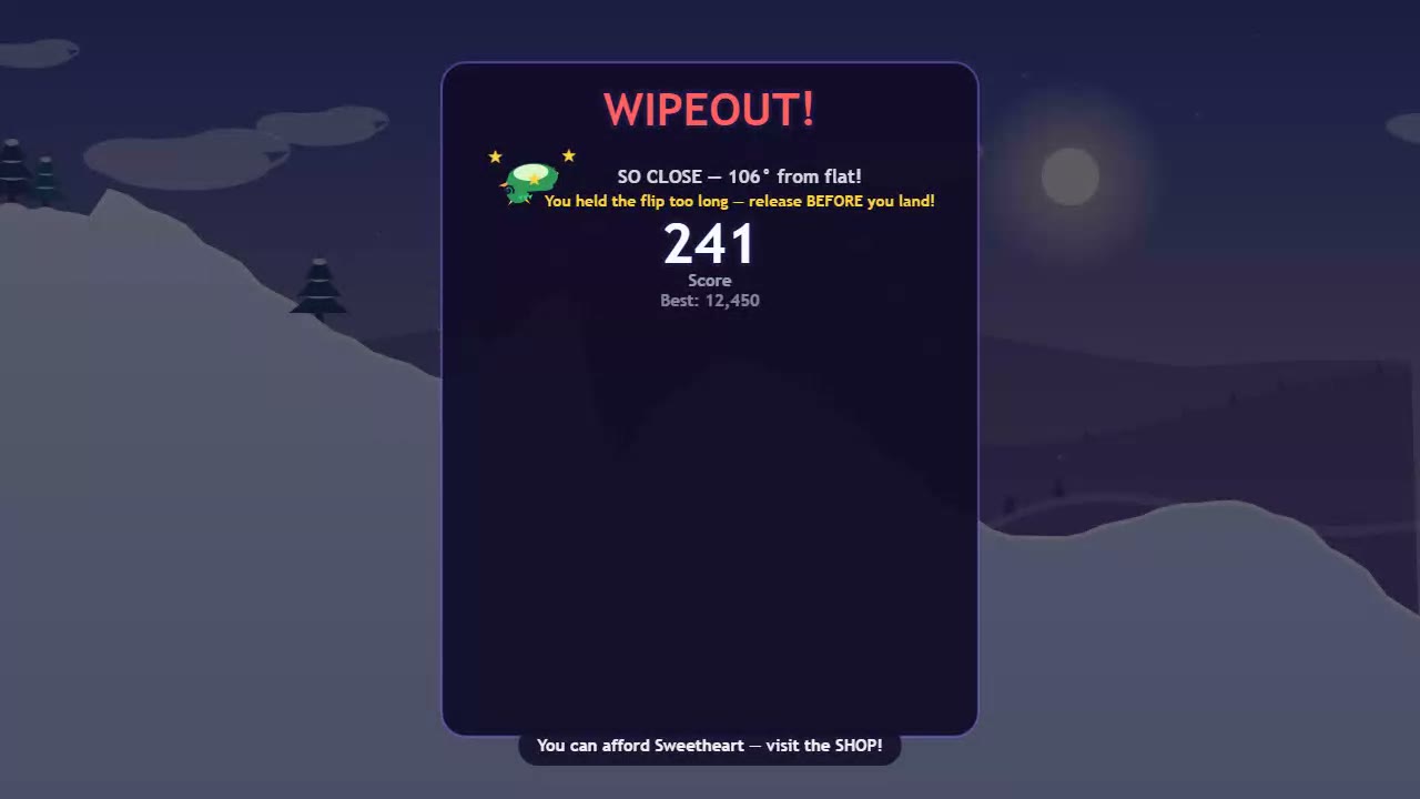 Powder Peaks — Wipeout!